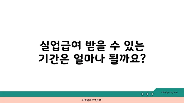 실업급여 지급 기간 & 금액 계산 방법| 상세 가이드 | 실업급여, 계산, 지급 기간, 신청