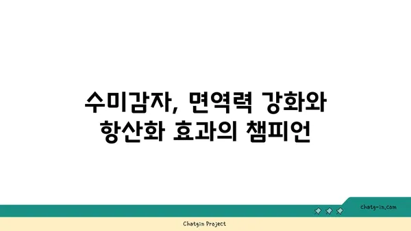 수미감자 속 생리 활성 화합물의 비밀| 건강 효능과 과학적 근거 | 수미감자, 건강, 효능, 기능성, 생리활성, 화합물