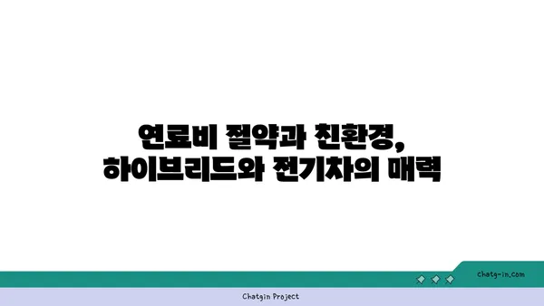 하이브리드 vs 전기 자동차| 당신에게 맞는 선택은? | 장단점 비교, 구매 가이드, 친환경 자동차