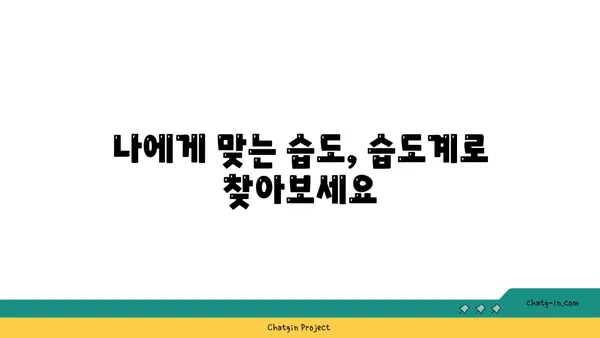 인간의 쾌적함을 위한 습도의 과학| 최적의 상대 습도 찾기 | 쾌적한 실내 환경, 습도 조절, 건강, 습도계