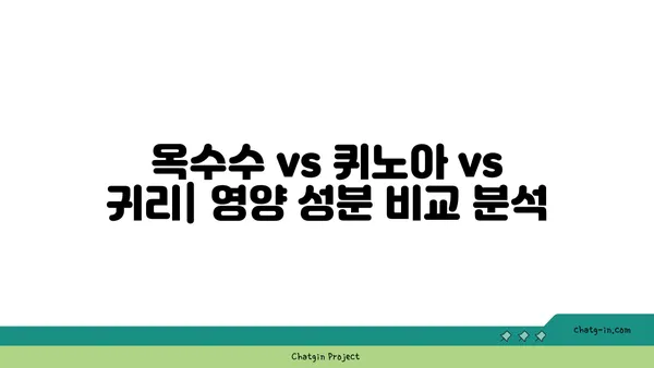 초당옥수수 vs 기타 건강한 곡물| 영양 비교 & 맛있는 레시피 | 옥수수 종류, 건강 식단, 곡물 추천