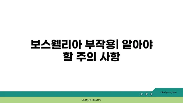 보스웰리아 효능과 부작용 완벽 가이드 | 관절 건강, 염증, 소화, 복용법, 주의사항