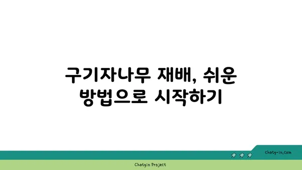 구기자나무 효능과 재배 가이드 | 건강, 약효, 농업, 재배 방법, 구기자