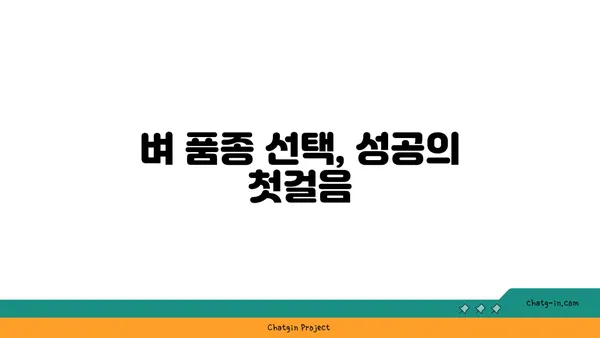 벼농사 성공의 지름길| 품종부터 수확까지 완벽 가이드 | 벼 재배, 벼 품종, 벼농사 기술, 쌀 농사