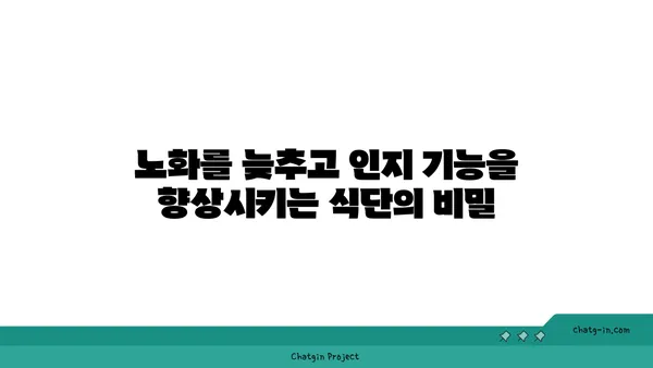 뇌와 심장 건강을 위한 5가지 핵심 식품| 노화 방지 & 인지 향상 | 건강 식단, 뇌 건강, 심장 건강, 노화 방지, 인지 기능 향상