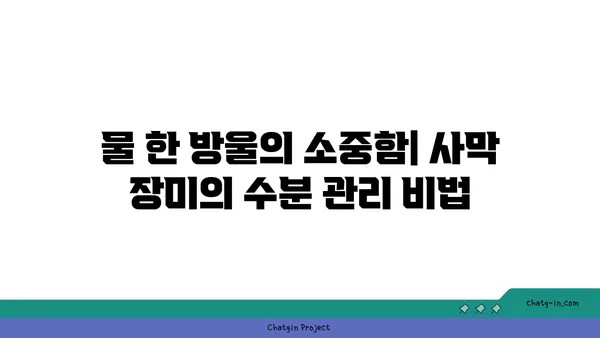 사막의 장미, 그 매혹적인 아름다움과 생존 전략 | 사막 식물, 선인장, 건조 기후, 생존