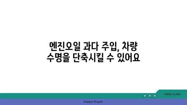 엔진오일 과다 주입, 당신의 차량을 위험에 빠뜨릴 수 있습니다! | 엔진오일, 오일 교환, 자동차 정비, 주의사항