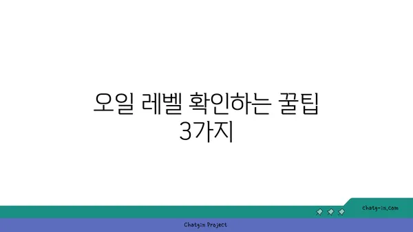 엔진오일 점검 고수 되는 7가지 꿀팁 | 엔진오일, 점검, 관리, 자동차