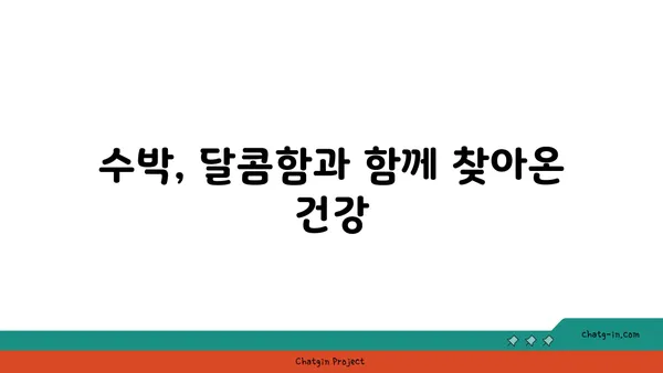 시원한 여름, 수박으로 더위를 날려보세요! | 수박 효능, 수박 고르는법, 수박 레시피