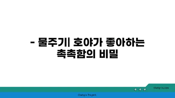 호야 키우기 완벽 가이드 | 호야 종류, 물주기, 햇빛, 번식, 병충해