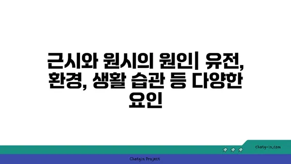 근시와 원시,  눈의 초점 문제 해결하기|  원인, 증상, 교정 방법 | 시력 교정, 안경, 렌즈, 라식, 라섹