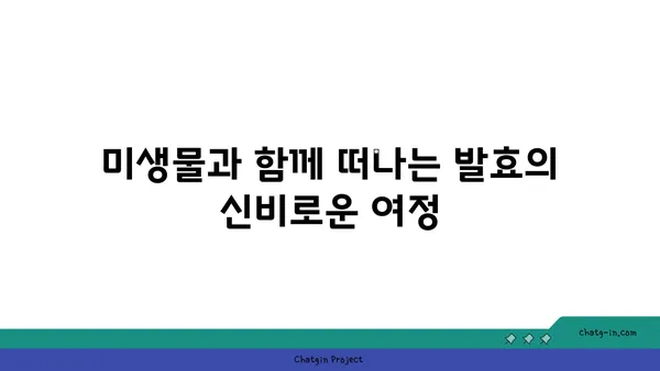 발효의 과학| 미생물의 힘을 이용한 식품의 변신 | 발효, 미생물, 식품, 과학, 종류, 원리