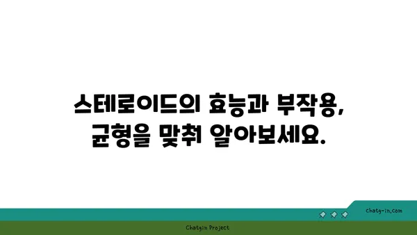 스테로이드에 대한 오해와 진실| 알아야 할 5가지 사실 | 건강, 부작용, 사용법, 주의 사항