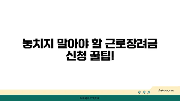 근로장려금 받기 어려워? 장애물 극복하고 혜택 누리세요! | 근로장려금, 신청 자격, 서류, 팁