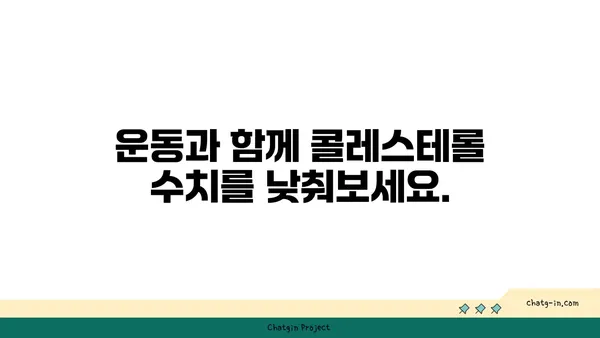 콜레스테롤 수치 낮추는 3가지 필수 방법| 건강한 식단, 꾸준한 운동, 생활 습관 개선 | 콜레스테롤, 건강 관리, 심혈관 질환 예방