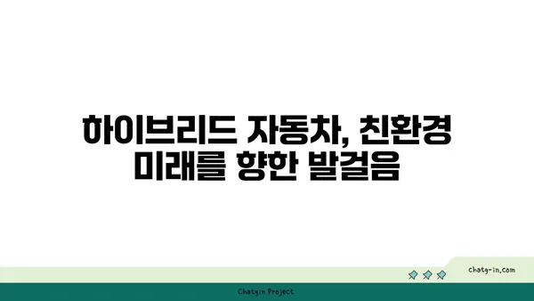 하이브리드 자동차 배기가스 감소 전략| 효율적인 기술과 정책 방안 | 친환경, 배출가스 저감, 미래 자동차