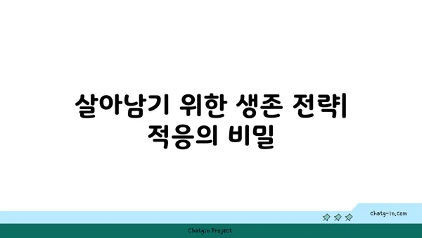 지구의 놀라운 생명체| 다양성과 적응 | 생물 다양성, 진화, 생태계, 적응 전략