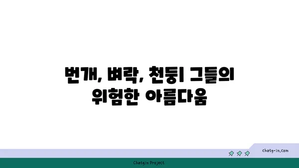 번개, 벼락, 천둥| 하늘의 소리, 그 차이를 알아보세요! | 기상, 자연 현상, 과학