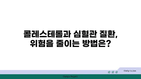 콜레스테롤과 심혈관 질환| 위험 평가, 예방 및 관리 가이드 | 건강, 심장 건강, 고지혈증, 식단