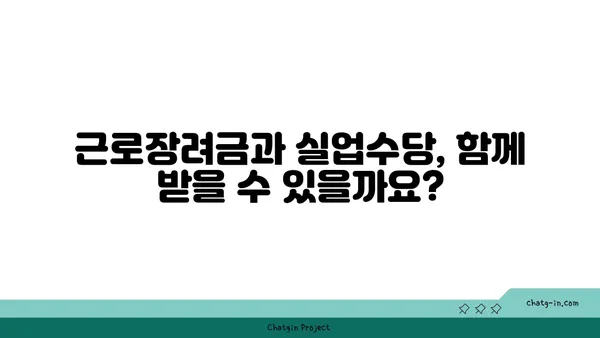 근로장려금 수령 중 실업수당 받을 수 있을까요? | 근로장려금, 실업수당, 상호작용, 조건, 신청