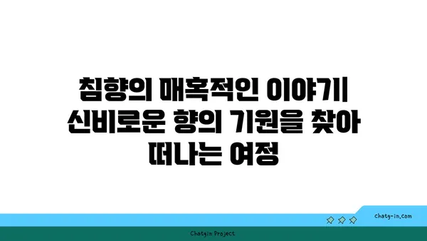 침향 향수, 향수 세계의 보석| 매혹적인 이야기와 깊은 매력 | 침향, 향수, 천연 향수, 고급 향수, 아로마테라피