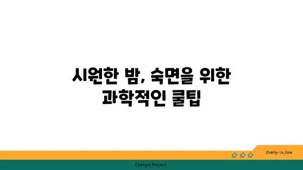 열대야, 잠 못 이루는 밤? 과학이 알려주는 숙면의 비밀 | 열대야, 수면 장애, 쿨팁, 숙면 팁, 여름밤