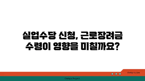 근로장려금 수령 중 실업수당 받을 수 있을까요? | 근로장려금, 실업수당, 상호작용, 조건, 신청