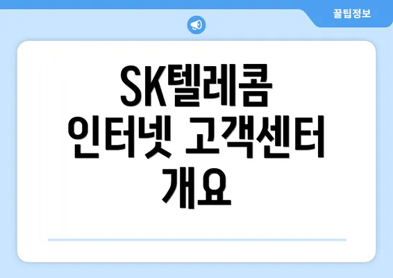 SK텔레콤 인터넷 고객센터 개요