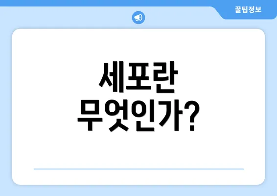 세포란 무엇인가?