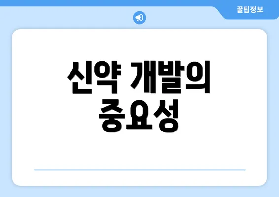 신약 개발의 중요성