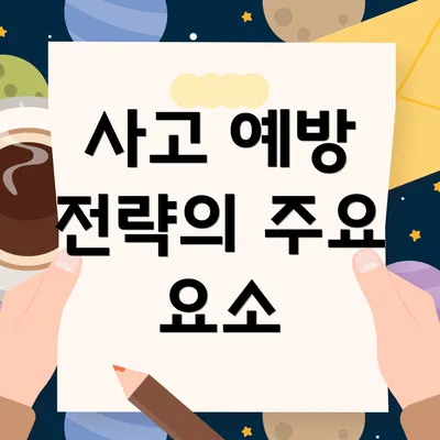 사고 예방 전략의 주요 요소