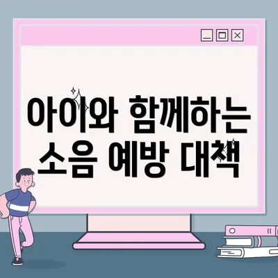 아이와 함께하는 소음 예방 대책