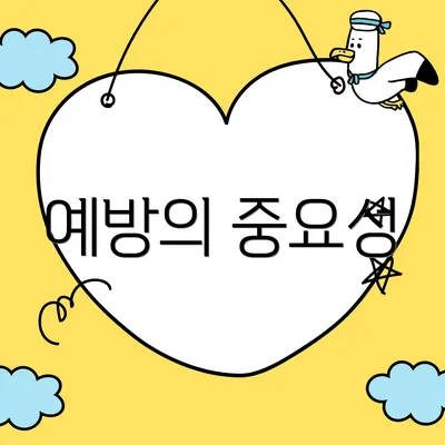 예방의 중요성