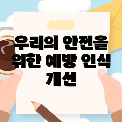우리의 안전을 위한 예방 인식 개선