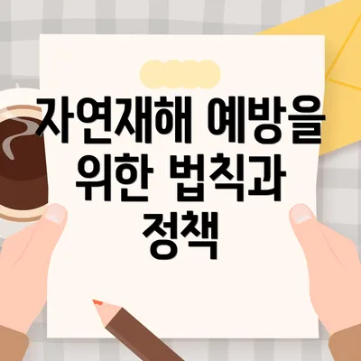 자연재해 예방을 위한 법칙과 정책
