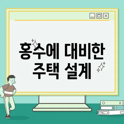 홍수에 대비한 주택 설계