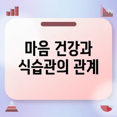 마음 건강과 식습관의 관계