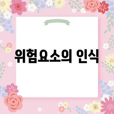 위험요소의 인식
