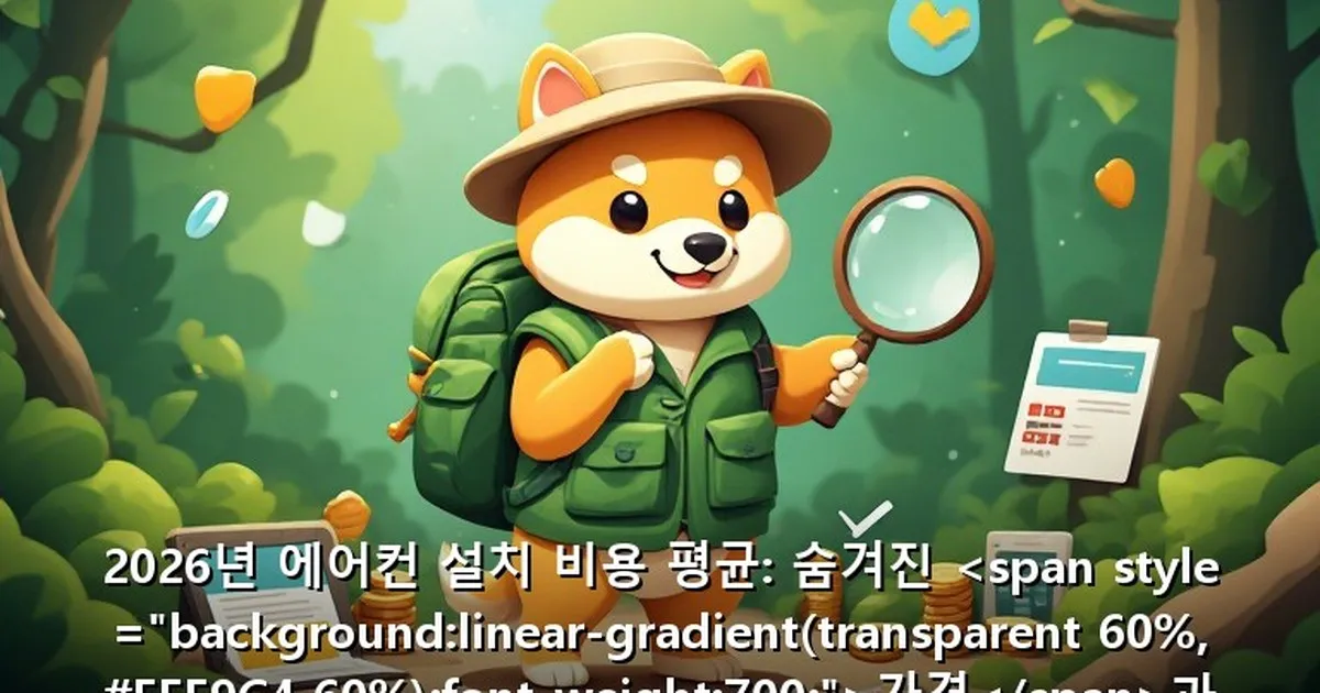 에어컨 설치 비용 평균 - didckswh.co.kr 캐릭터