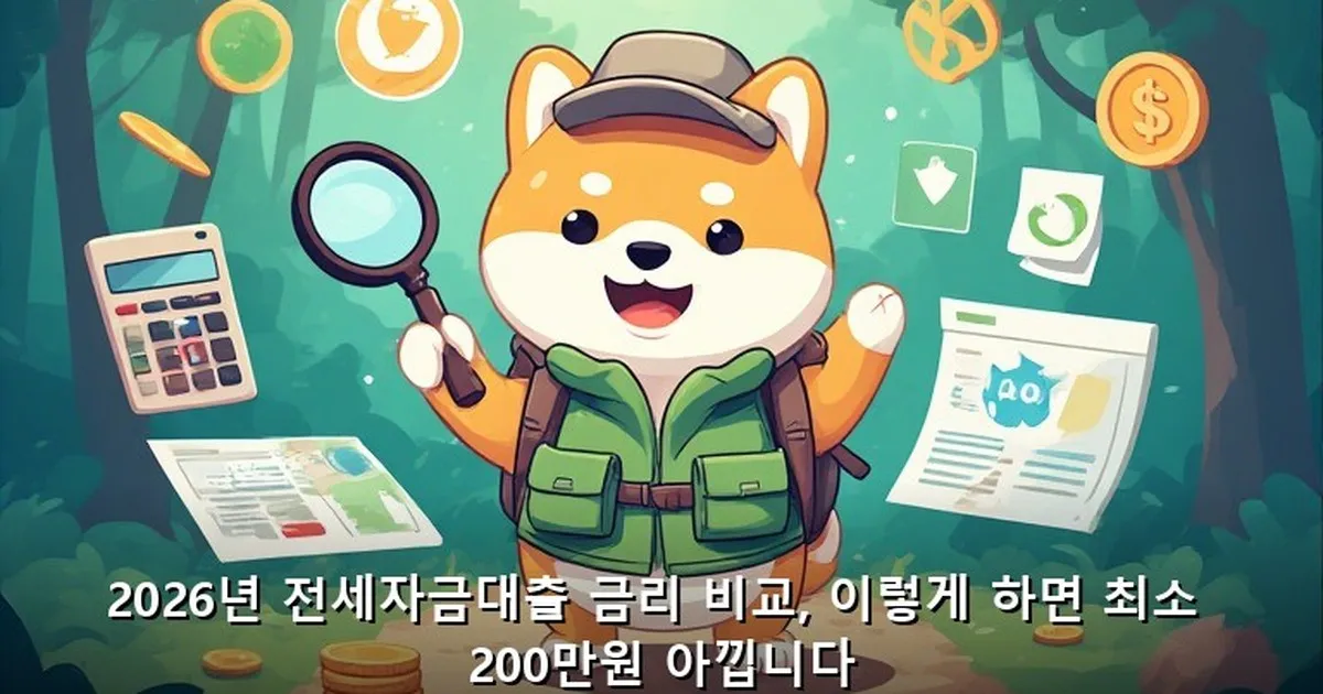 전세자금대출 금리 비교 - didckswh.co.kr 캐릭터
