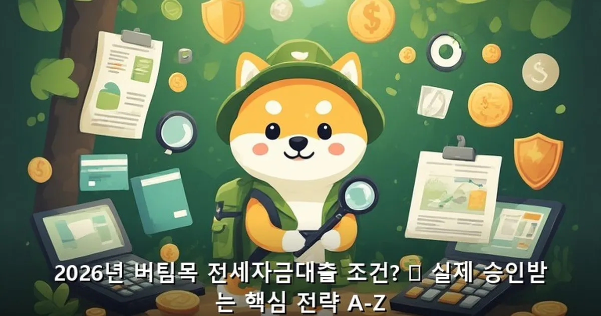 버팀목 전세자금대출 조건 확인 - didckswh.co.kr 캐릭터