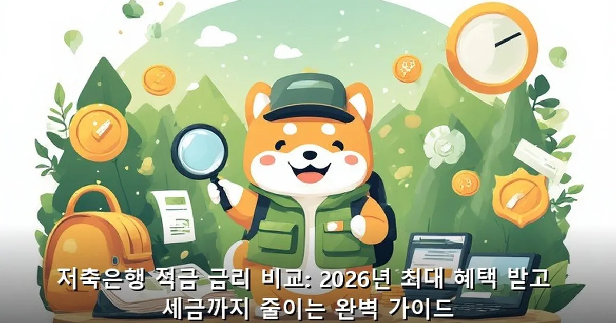 저축은행 적금 금리 비교 - didckswh.co.kr 캐릭터
