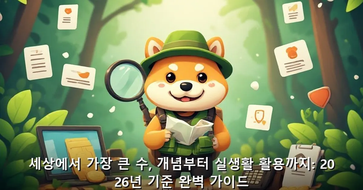 세상에서 가장 큰 수 - didckswh.co.kr 캐릭터