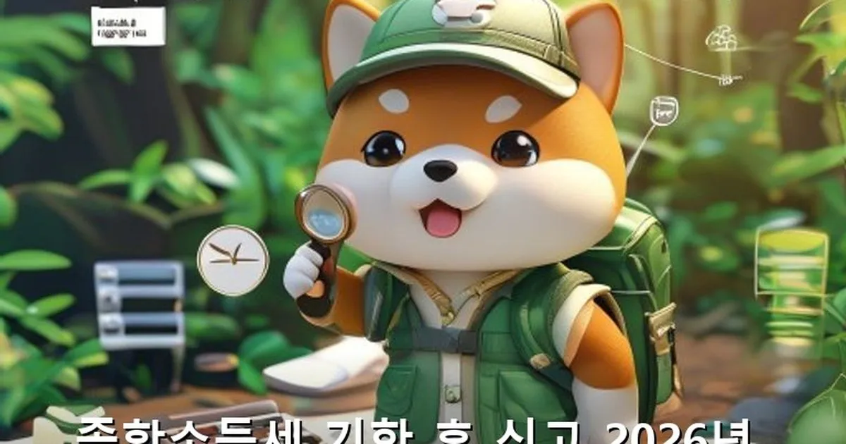 종합소득세 신고 기한 후 신고 - didckswh.co.kr 캐릭터