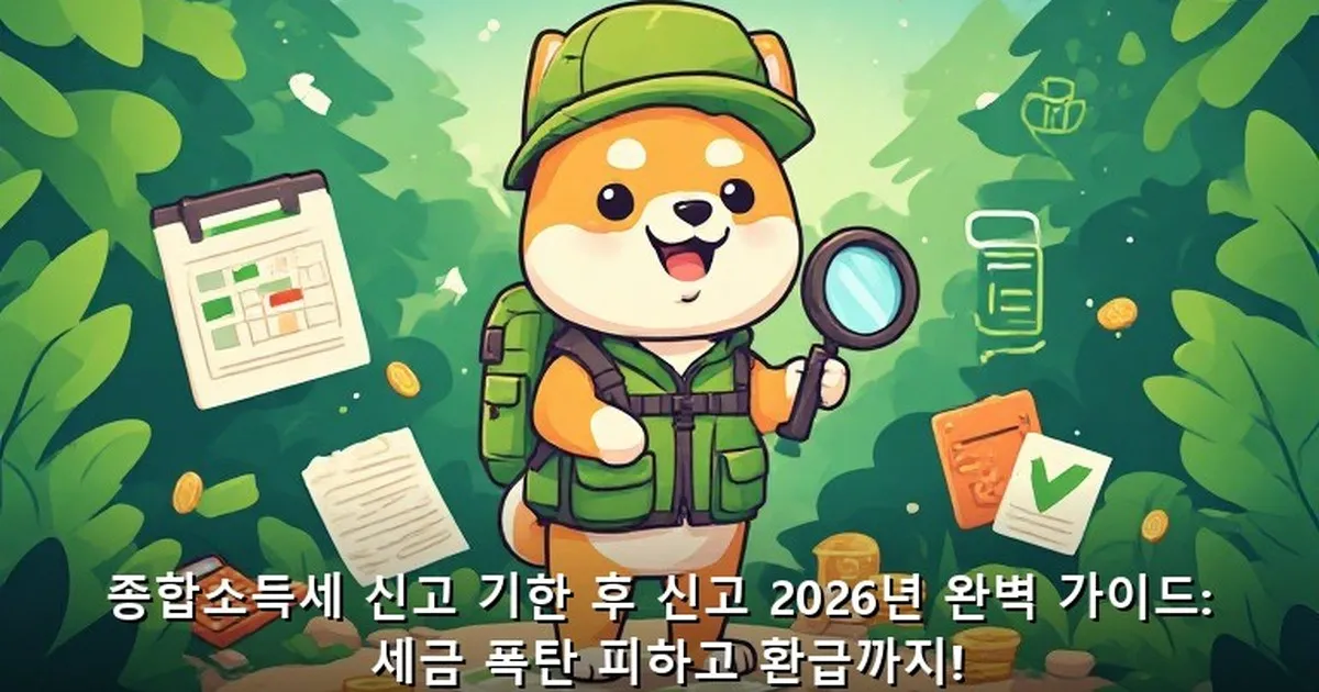 종합소득세 신고 기한 후 신고 - didckswh.co.kr 캐릭터
