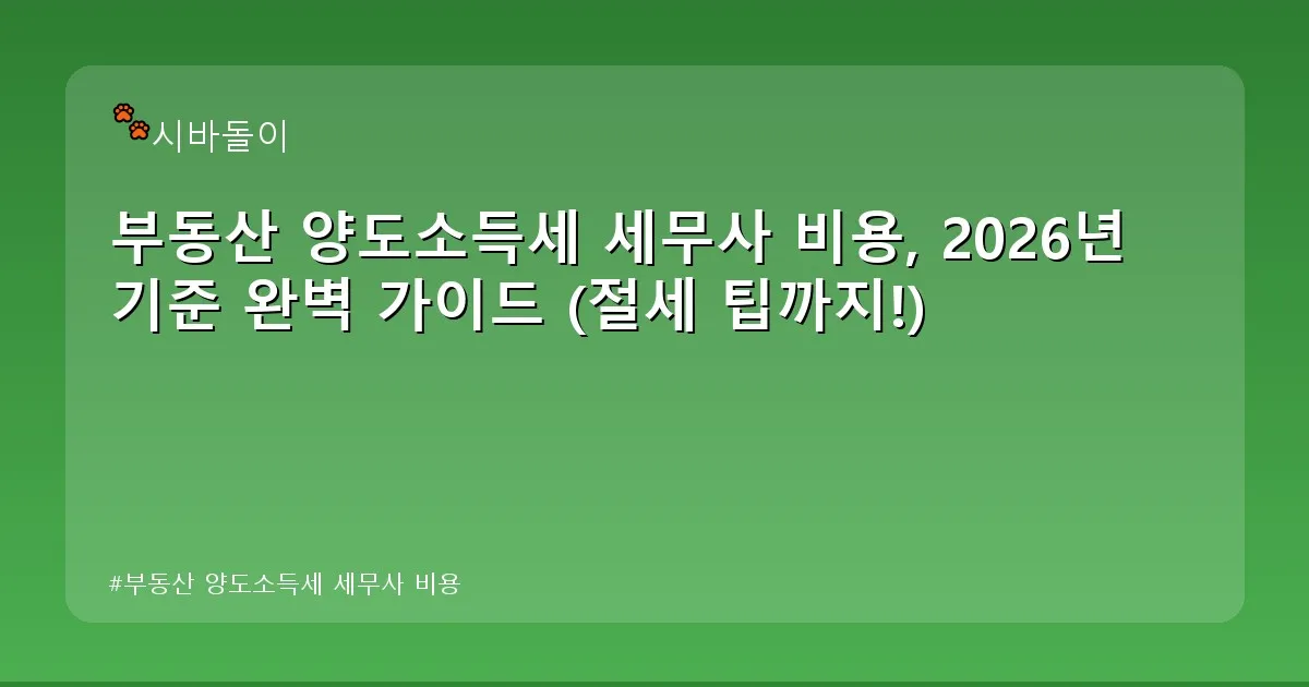 부동산 양도소득세 세무사 비용 - didckswh.co.kr 캐릭터